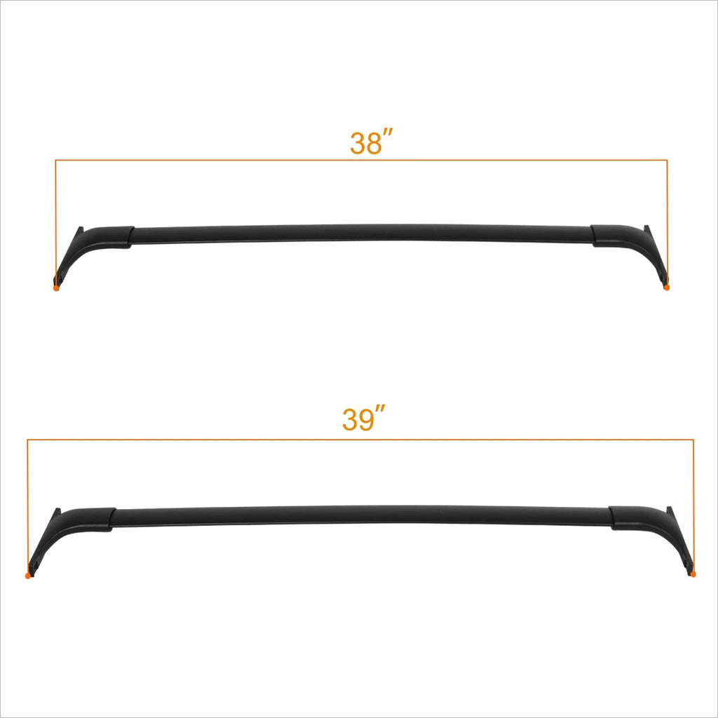 Set of 2 Roof Rack Cross Bars for Infiniti QX70 FX35 FX37 (2011–2018)