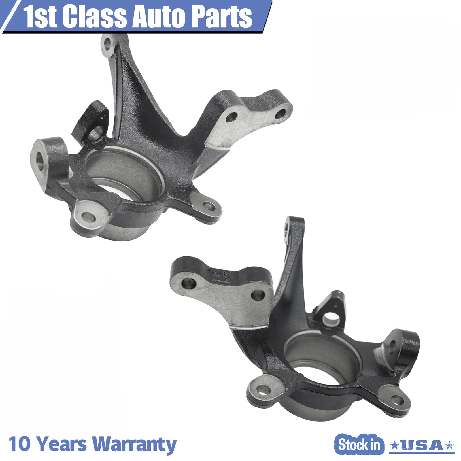 2PC Front Left & Right Steering Knuckle for Hyundai (2001-2006)