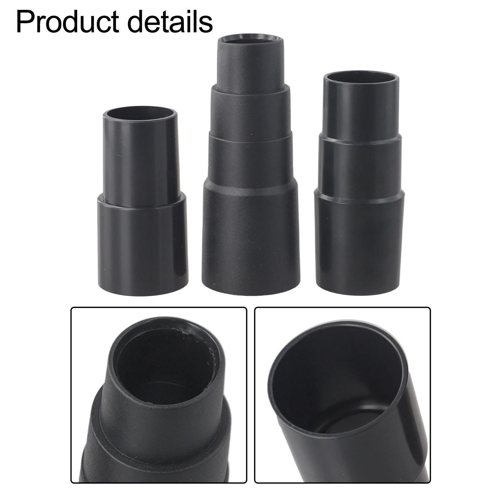 Hose Adapter Set for Shop Vacuums (1 inch to 1 5/8 inch)