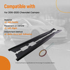 2X ABS Side Skirt Extension Panel Kit for Chevrolet Camaro (2016–2020) Matte Black