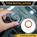 Gear Shift Control Switch Knob Cover Ring for Ford Maverick (2022) Orange