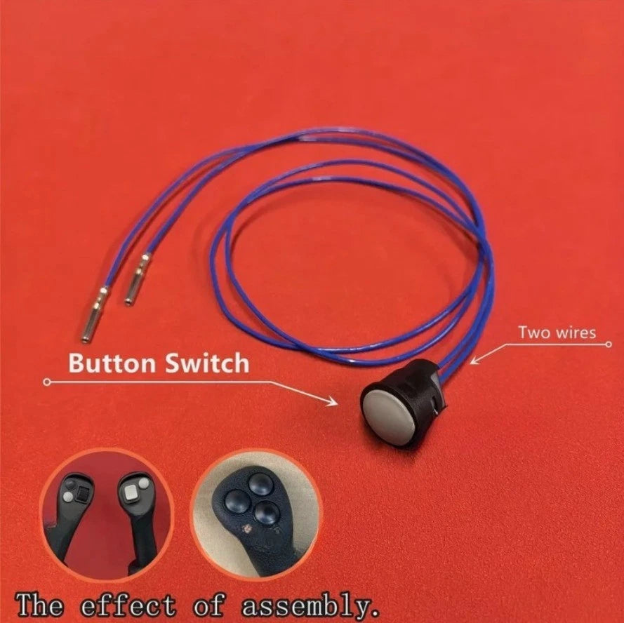 5X Joystick Button Grey 2 Line 635-8205 for CAT 320GC/323/326/330/336/345GC (2015–2023)