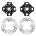 2x Front Wheel Hubs & Brake Rotors for Honda TRX500 Foreman/Rubicon (2014–2019)