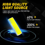 2X T10 LED License Plate Light Bulbs for AUXITO (6000K, 168, 2825, 194)