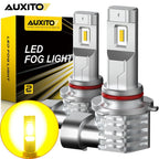 2X AUX 9140 9145 H10 LED Fog Driving Projector Bulb 4300K Yellow/Amber