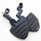 1.5" Wing Footpegs Offset Mount Clamps for Suzuki VL125 VL250 VZ1500 C800