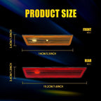 Front Rear Side Marker Light Housing for Dodge Challenger Charger (2008–2014)