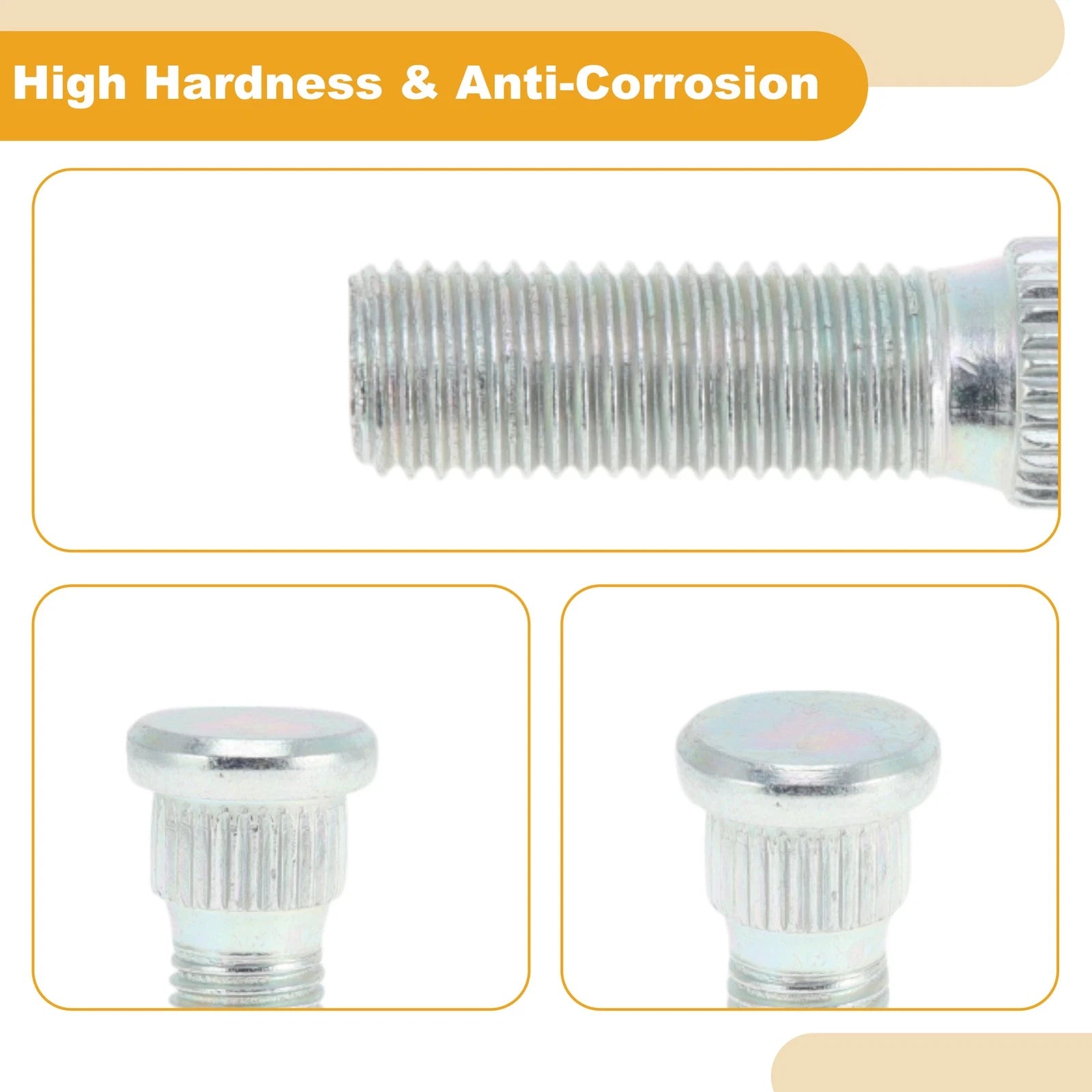 M12x1.5 Wheel Lug Studs for Hyundai Coupe (2004–2006) - Set of 5