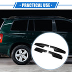 Set of 4 Roof Rack Side Rails End Covers for Toyota Highlander (2001–2007) Black