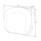 Sissy Bar Backrest Pad for Harley Electra, Road King, Street Glide