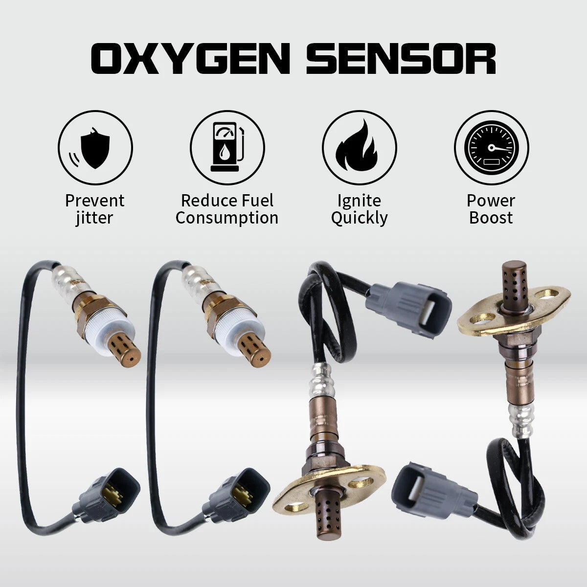 Set of 2 Oxygen Sensors for Toyota Land Cruiser Lexus LX470 (2003–2005)