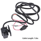 SAE to USB Phone GPS Charger Adapter with Inline Fuse for Universal 12V (SAE)