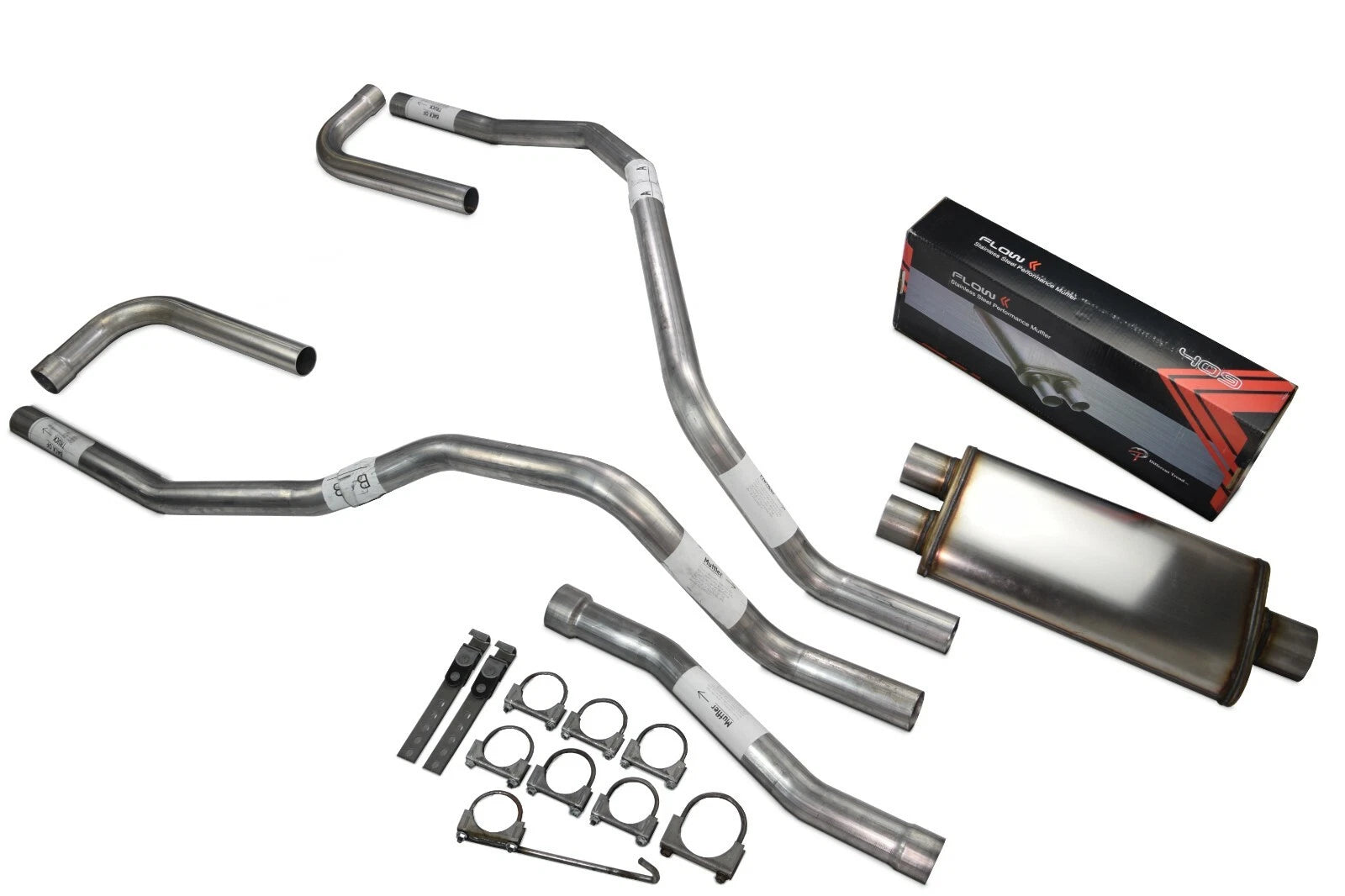 Dual Exhaust System for Nissan Titan (2004–2006) 2.5 Inch Flow II
