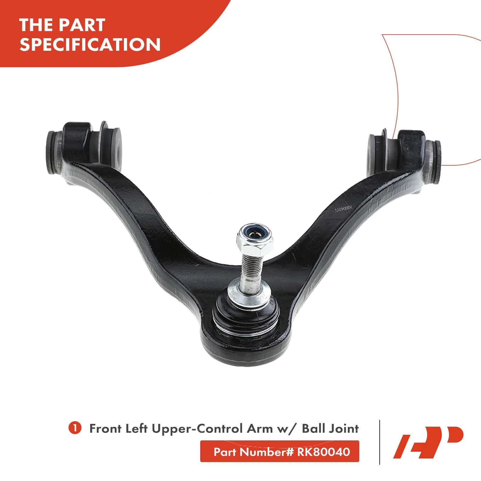 Front Left Upper Control Arm with Ball Joint for Ford Lincoln