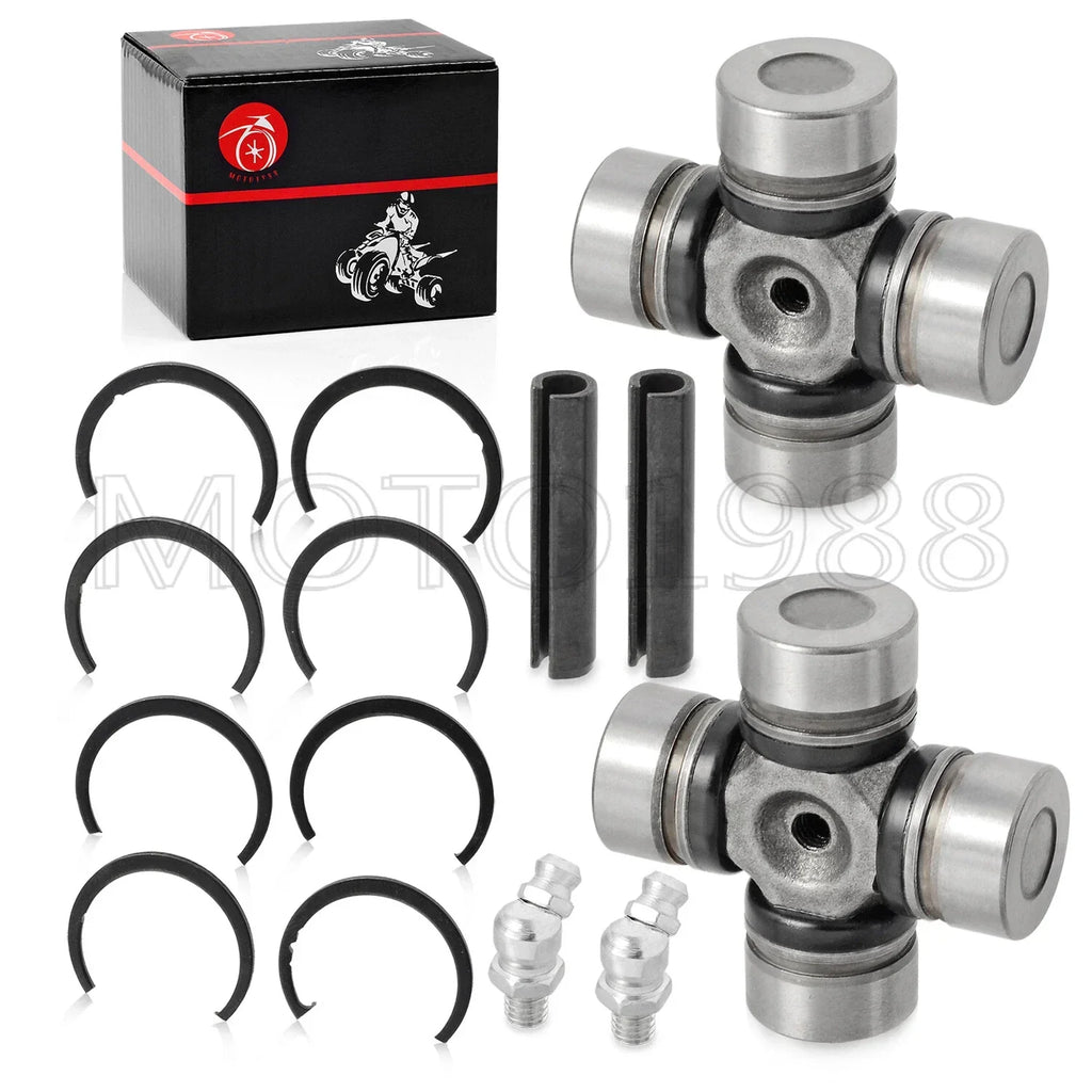 2x Front Rear driveshaft u-joint for Polaris RZR 570-1000
