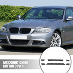 12pcs Air Conditioning Control Switch Button Cap Cover for BMW 5/6/7 Series