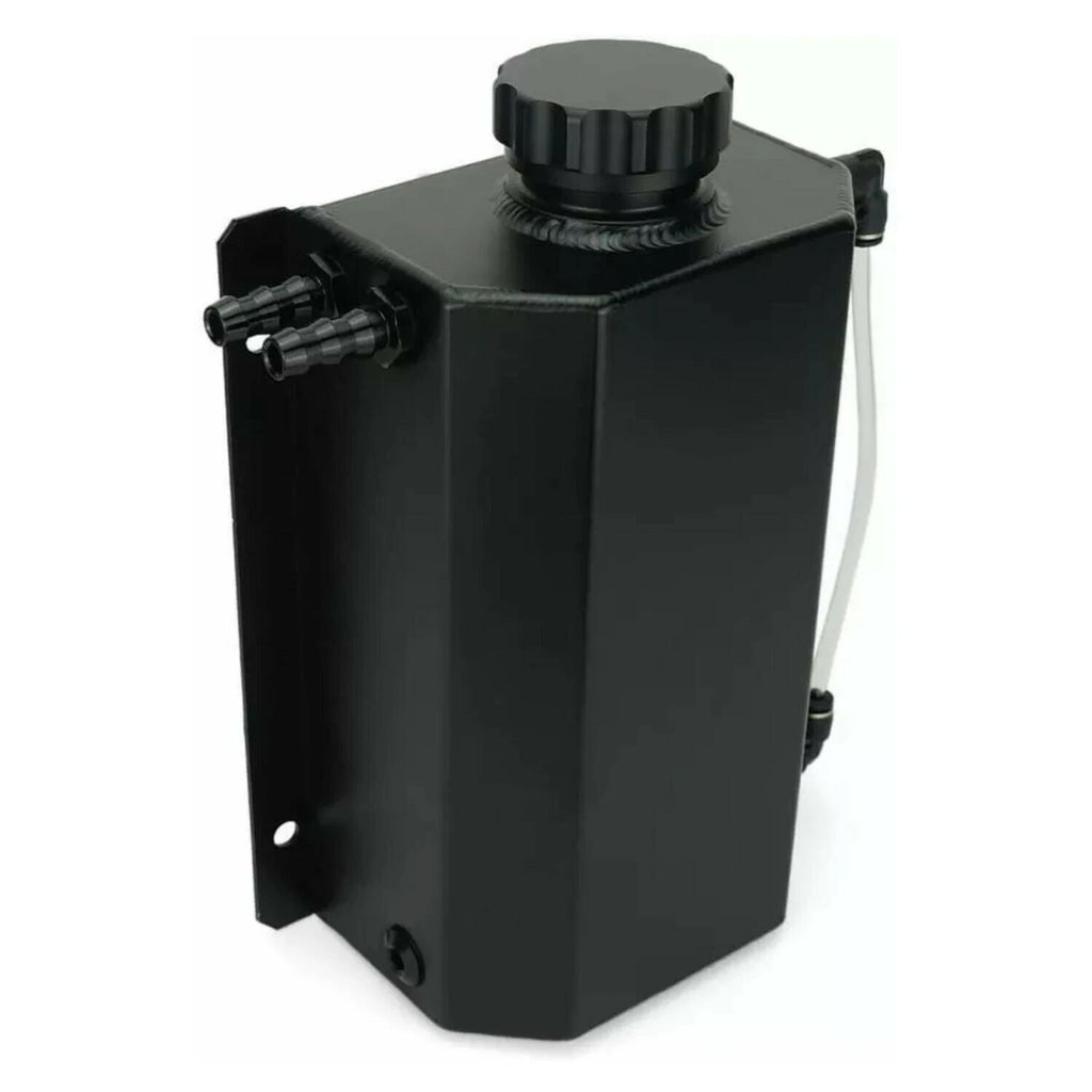 2L Alloy Water Coolant Overflow Tank Reservoir with Aluminum Cap