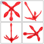 Folding Anchor Set for Grapnel Boat Marine Kayak (2-Pack)