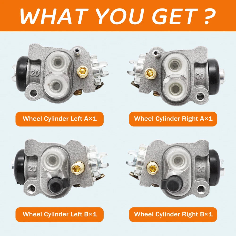 Front Brake Wheel Cylinders for Honda Foreman TRX400FW TRX450 (1998–2004)