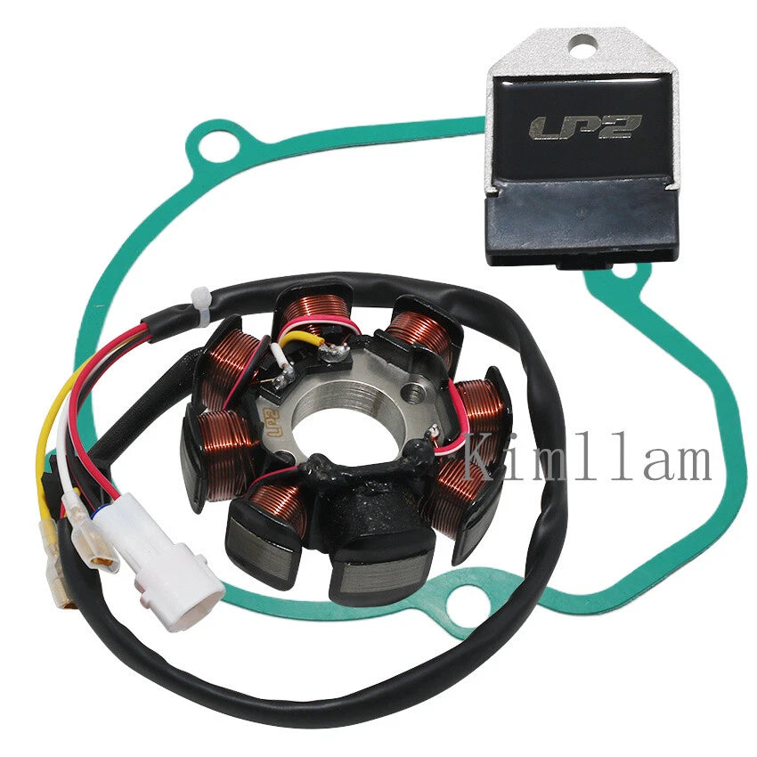 Stator Coil + Regulator Rectifier + Gasket for KTM 400 450 520 525 EXC MXC (2000–2007)