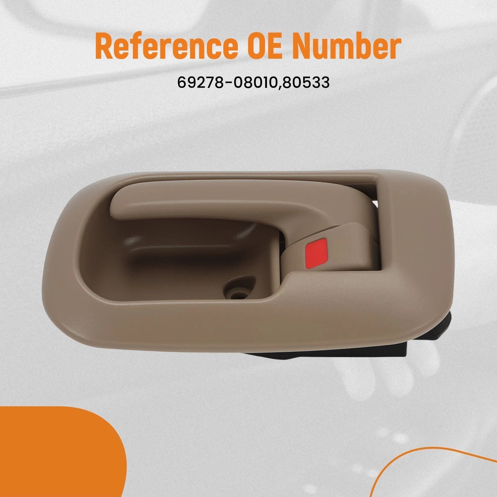 Front Left Beige Handle Interior for Toyota Sienna (1998–2003) 69278-08010 80533