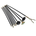 10 x 3ft Polypropylene Drain Rods Set with Brass Ferrules (14 pcs)