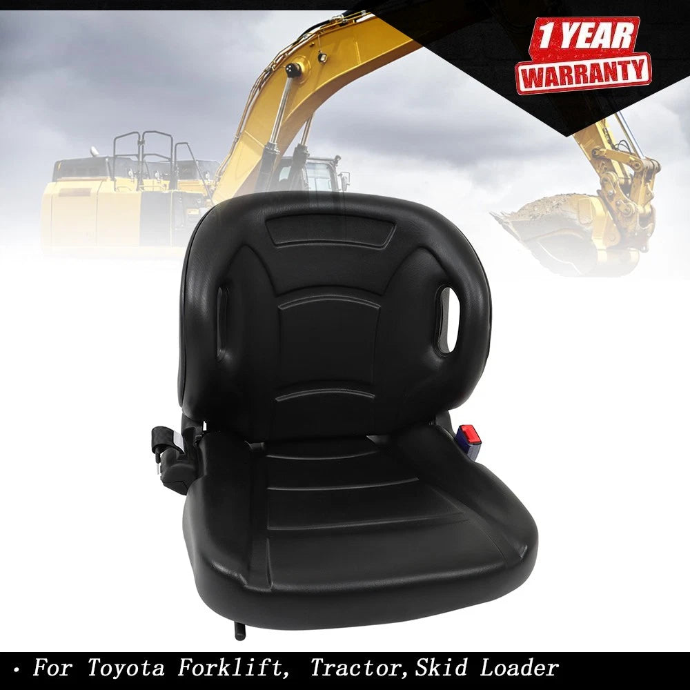 Forklift Seat for Toyota  with Seatbelt & Adjustable Backrest