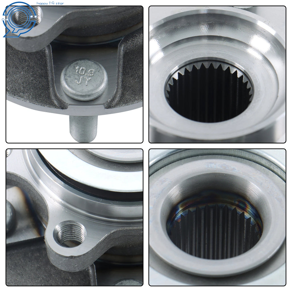 Front Wheel Hub Bearings Pair for Nissan Rogue Select Sentra (2008-2013)