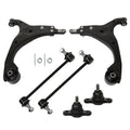 6pc Front Lower Control Arms Ball Joints Sway Bars for Hyundai Elantra (2009–2012)