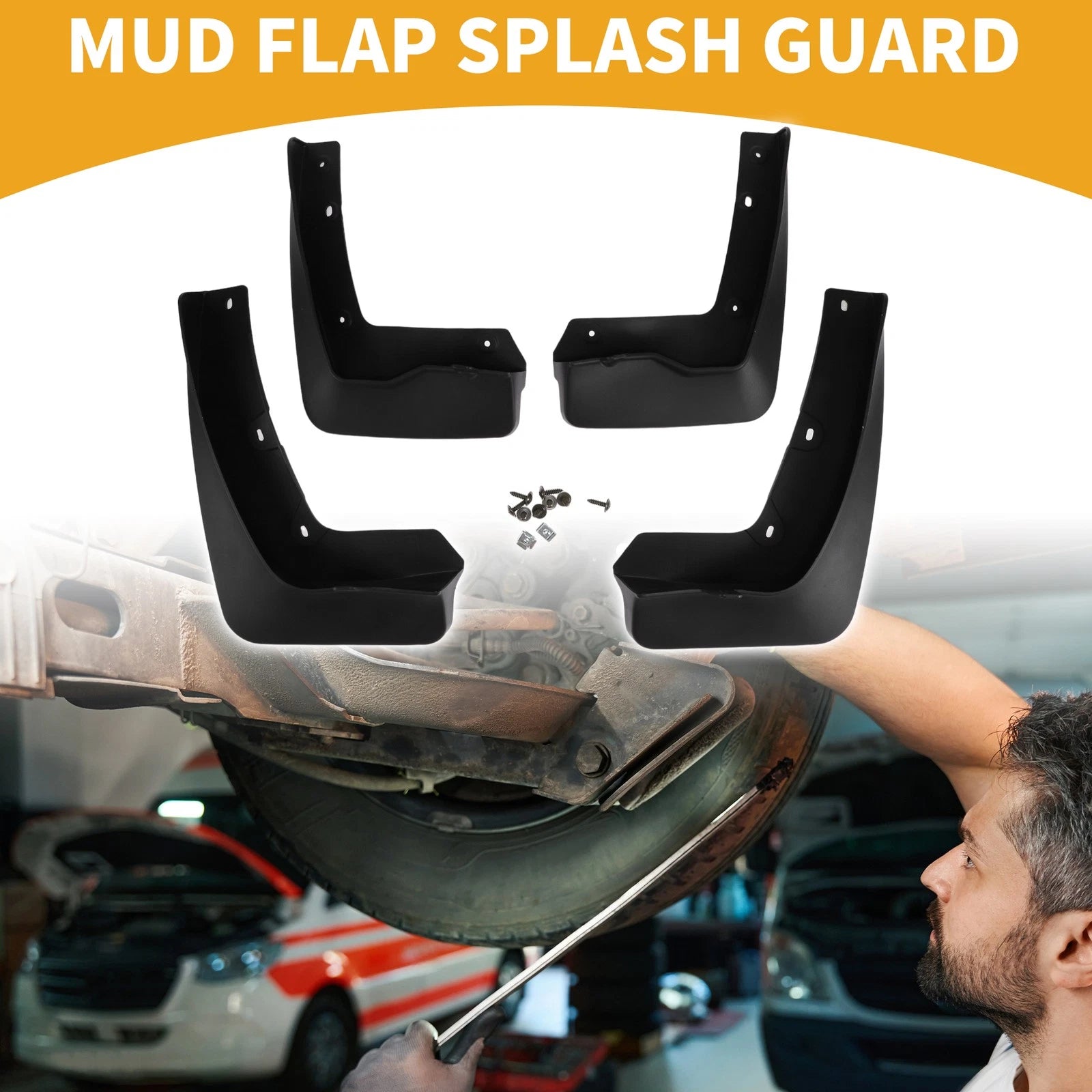 Set of 2 Mud Flaps for BMW X1 E84 F48 (2016–2022)