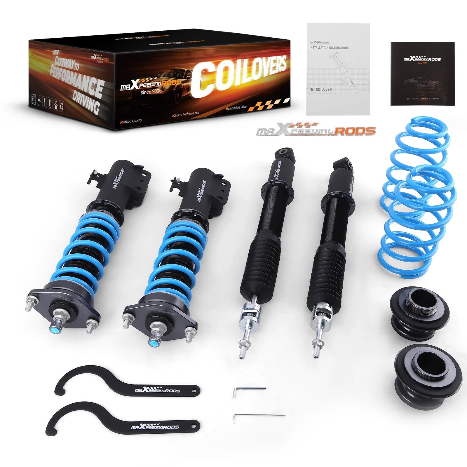 Coilovers Kit for Mitsubishi Mirage Hatchback (2014–2023) 24 Way Damper