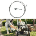 Gas Cable Kit 1.5mm Diameter 2.5m with End Cap & Z Clamp for Brush Cutter