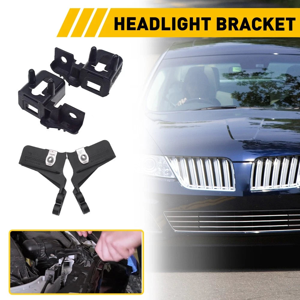 4X Headlight Lamp Mount Bracket for Lincoln MKZ (2013–2016)