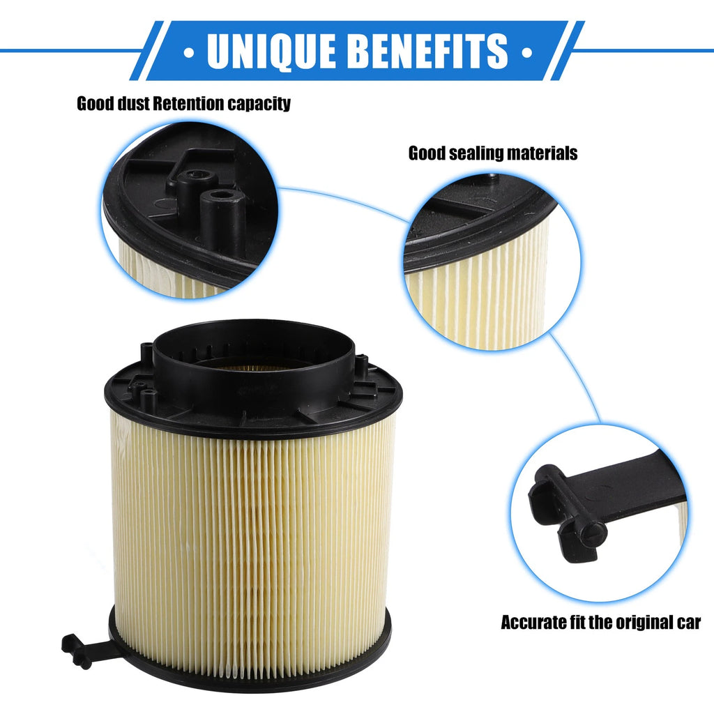 Engine Air Filter No. 8K0133843 for Audi Q5 3.0L V6 (2013–2017)