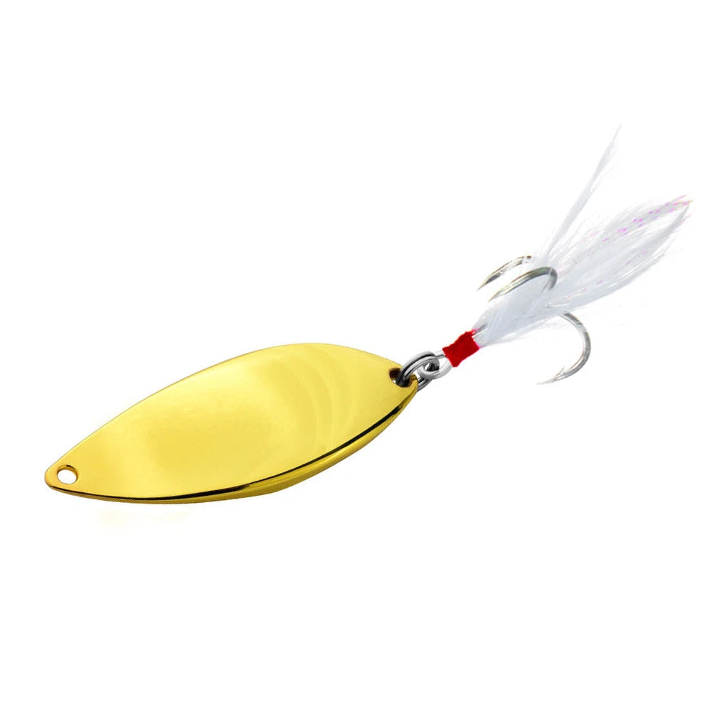 Zinc Alloy Spinner Spoon Lure 10g 15g 20g for Freshwater Game Fish