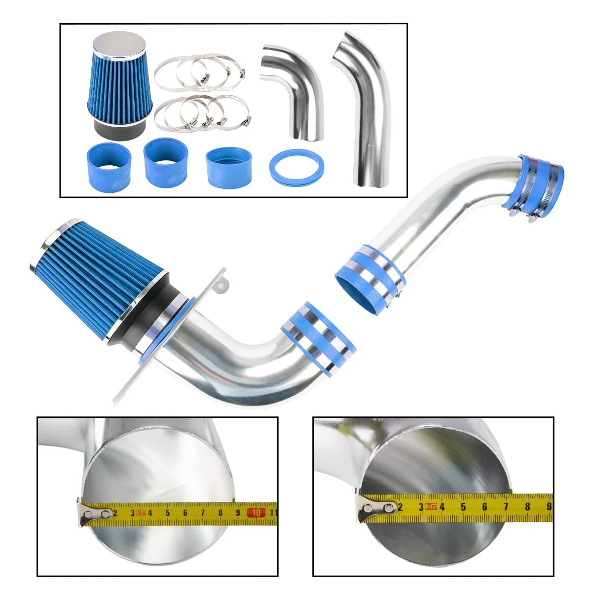Cold Air Intake Kit for Ford Mustang 5.0L V8 (1989–1993)