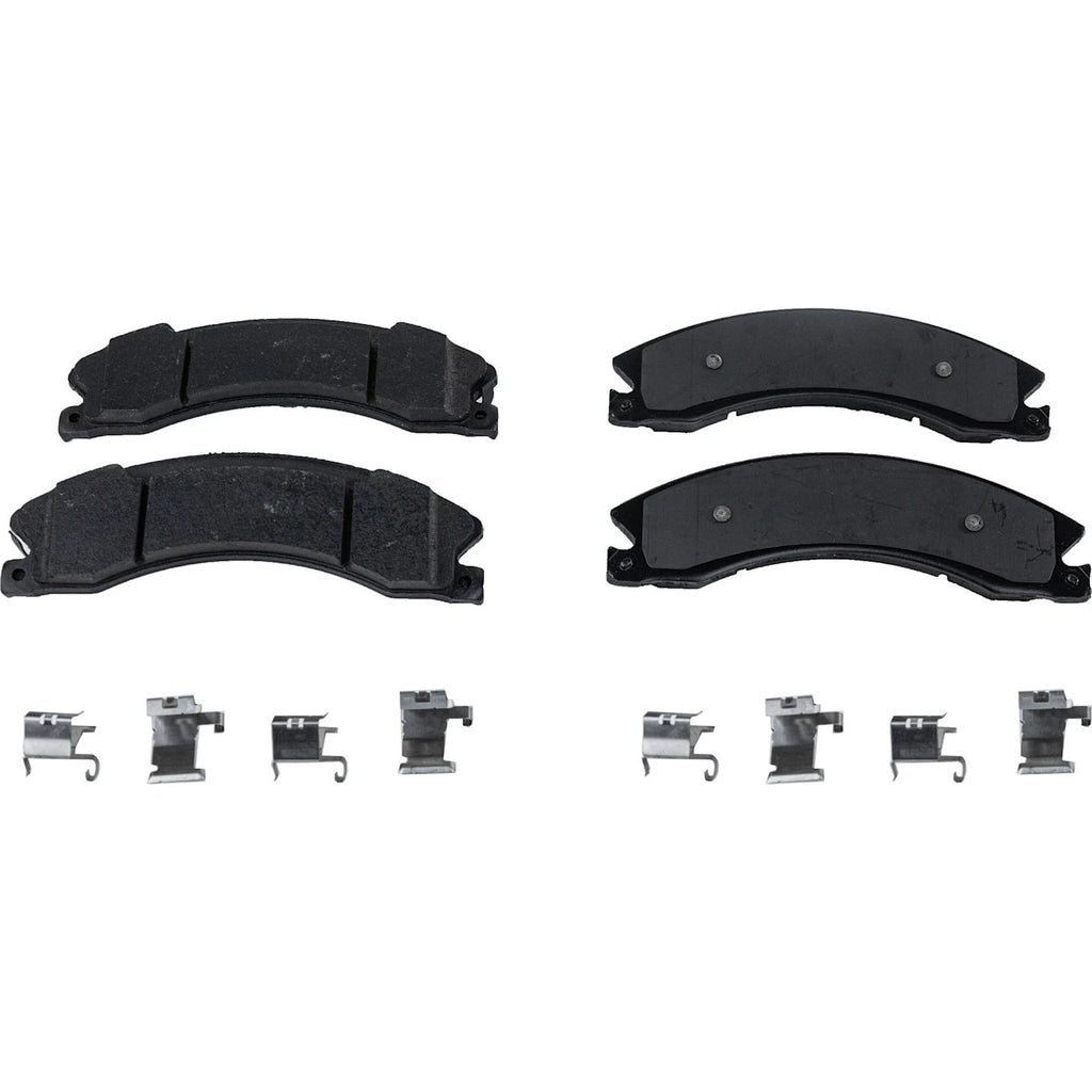 Set of 4 Semi-Metallic Brake Pads for Nissan Titan XD (2016–2021)