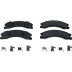 Set of 4 Semi-Metallic Brake Pads for Nissan Titan XD (2016–2021)