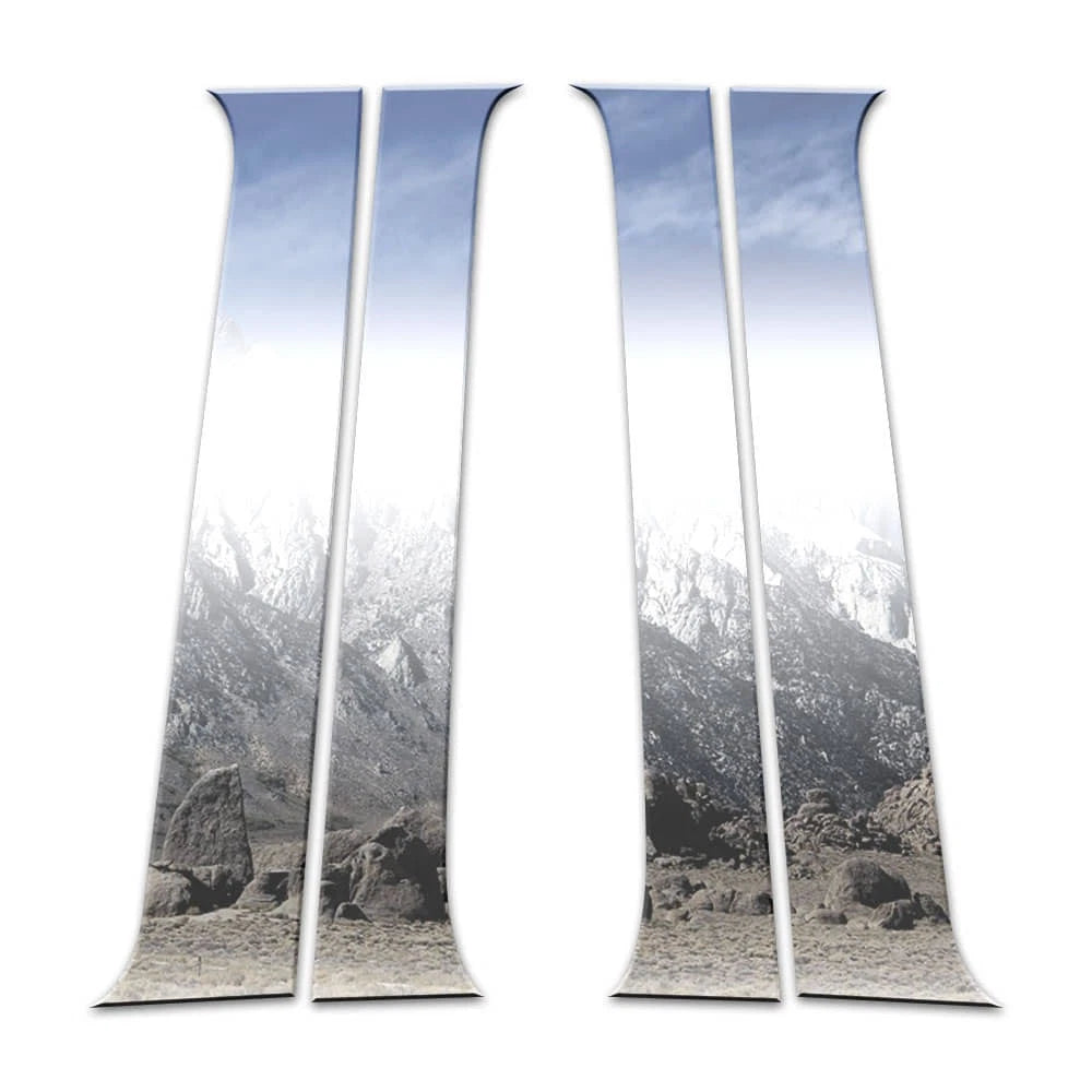 4Pc Chrome Pillar Post Covers for Toyota Tacoma (2005–2015)