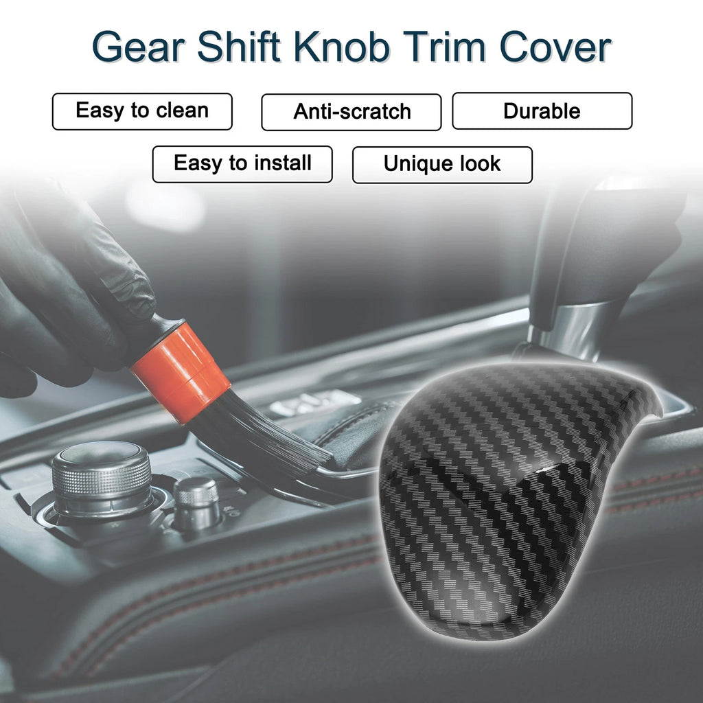 ABS Gear Shift Knob Cover Sticker for Kia Forte, Ceed, Seltos (2019–2024)
