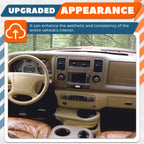 Dash Pad Bezel + Center Dash Radio Bezel for Ford F150 Expedition (1997–2003)