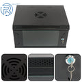 6U Server Rack Enclosure for Wall Mount Network (Max Depth 15.5")