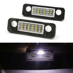 2X LED License Plate Light Bulb for Ford Fiesta Fusion Mondeo (2018–2020)