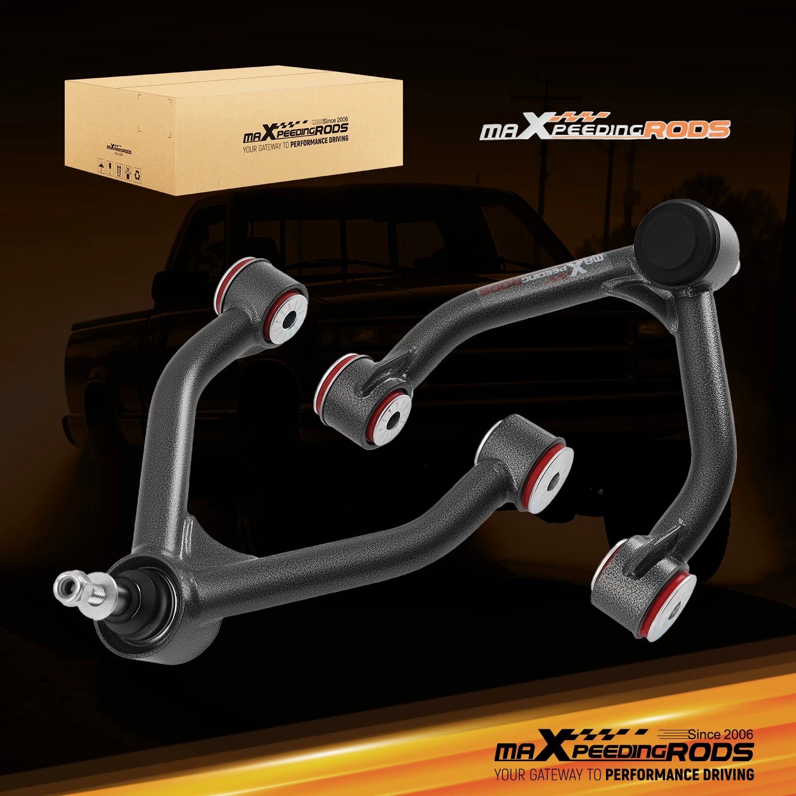 2-4 Inch Lift Front Upper Control Arm for Chevrolet GMC K1500 4WD (1988–1998)