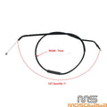 Clutch Cable Wires 51.1" Black Stainless for Ducati Monster 821 797 (2015-2021)