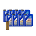 Oil Change Kit 5W-40 for Mercedes E350 (2006–2009) - 8L Liqui Moly, Wix