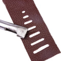 Leather Tool Oval Shape Hole Punch Cutter for Belt Watch Band Gasket (N/A)