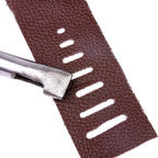 Leather Tool Oval Shape Hole Punch Cutter for Belt Watch Band Gasket (N/A)