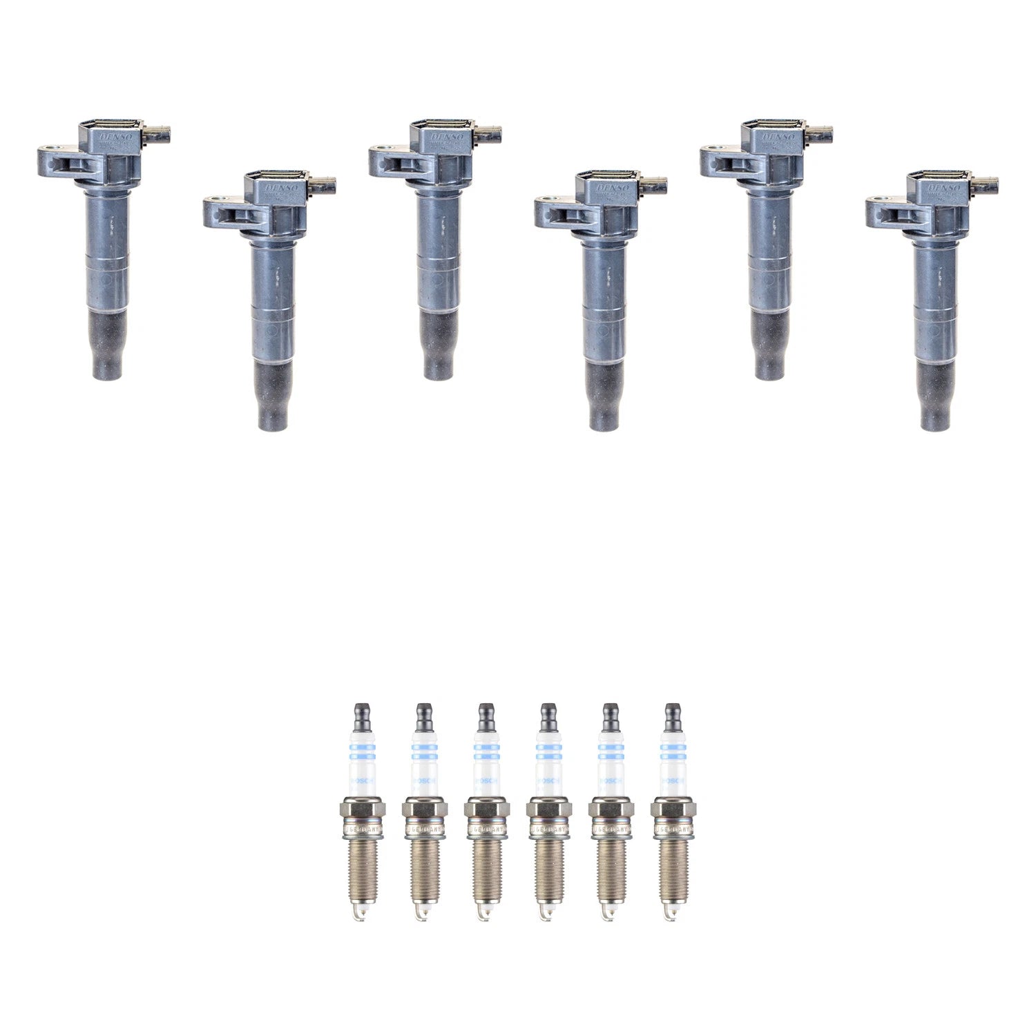 Set of 6 Ignition Coils & Spark Plugs for Kia Cadenza Sedona V6 (2014–2020)
