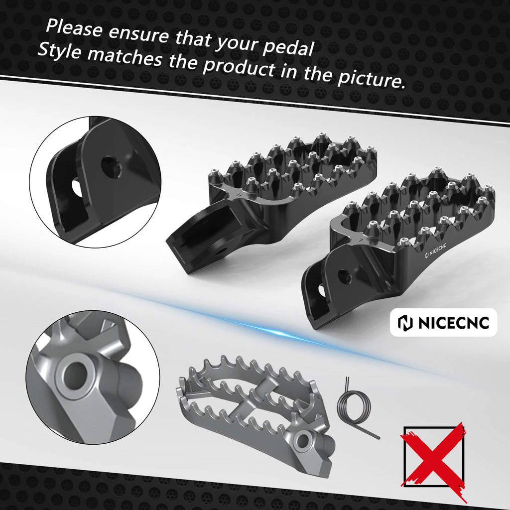 CNC Foot Pegs for BMW R1200GS R1200GS Adventure (2013–2018)